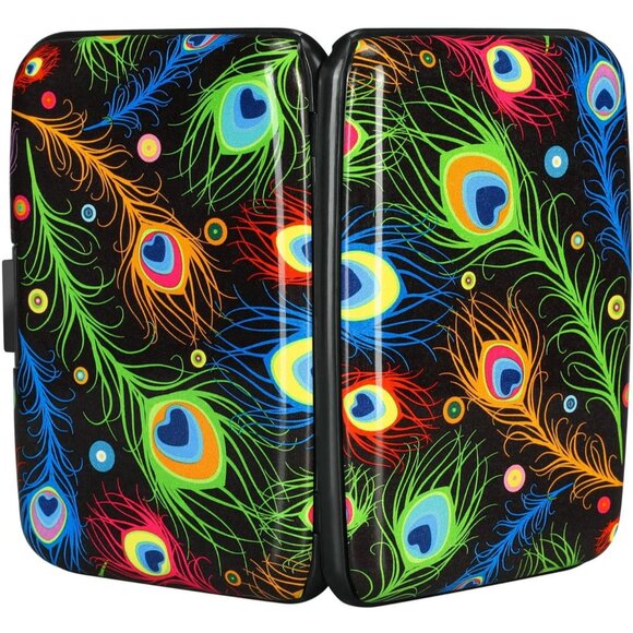 Wallet Credit Cards Holder Feather - Picture 3 of 7